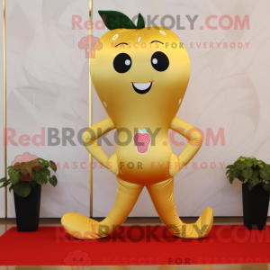 Gold Strawberry maskot...