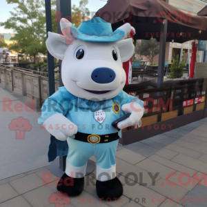 Disfraz de mascota Sky Blue...