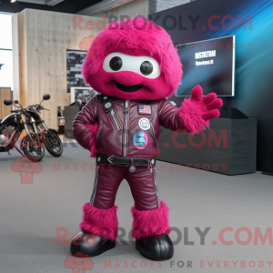 Magenta Raspberry mascot...