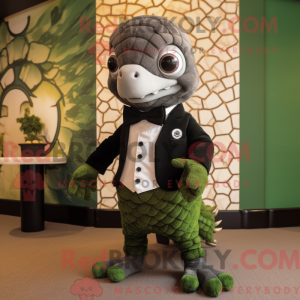 Oliven Pangolin maskot...