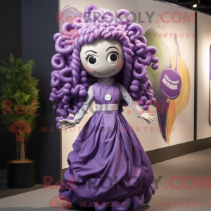 Lavendel Medusa Maskottchen...
