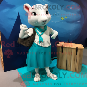 Turkis hermelin maskot...