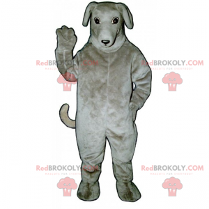 Mascotte de chien - Lévrier - Redbrokoly.com