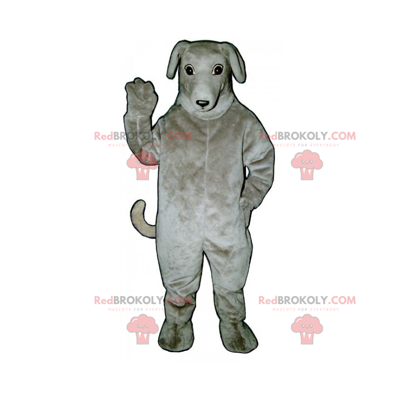 Mascotte de chien - Lévrier - Redbrokoly.com