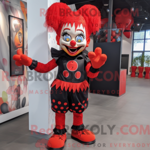 Red Evil Clown máscara de...