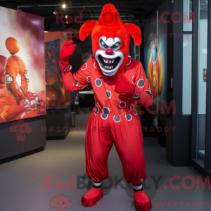 Disfraz de mascota Red Evil...