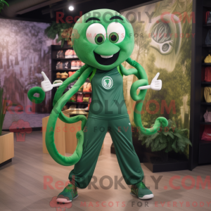 Forest Green Medusa mascot...