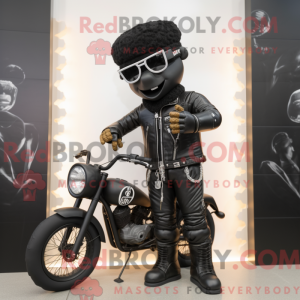 Maskotdraktfigura Black...