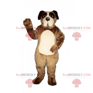 Dog mascot - Saint Bernard - Redbrokoly.com