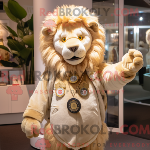 Mascotte de Lion dompteur...