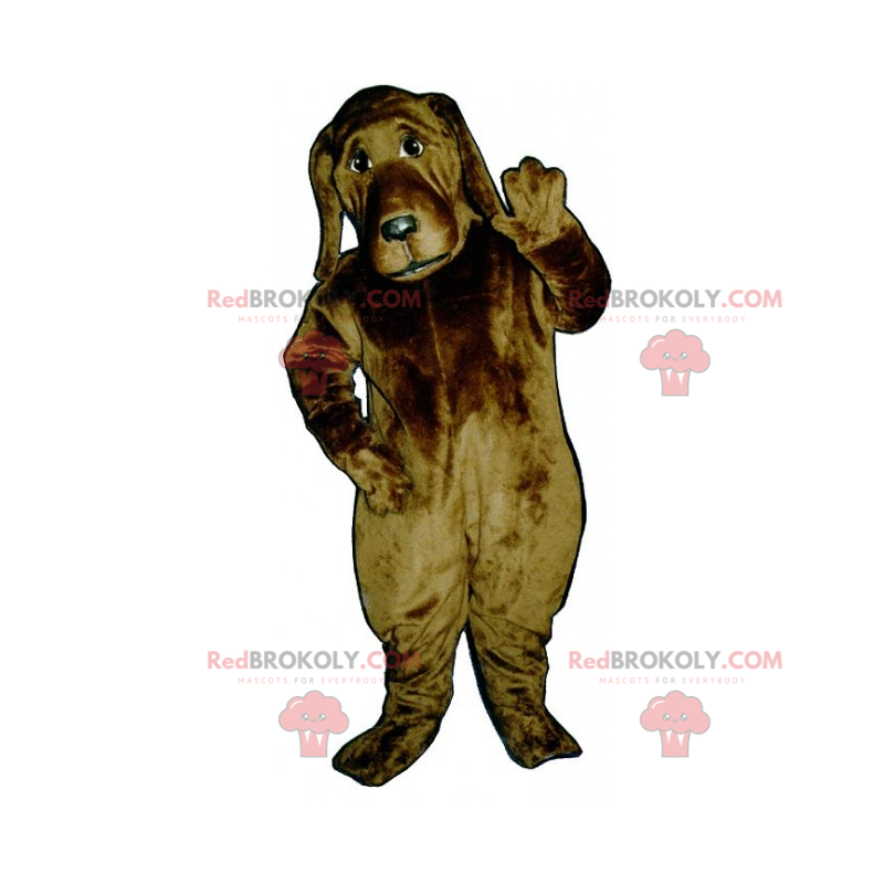 Mascotte de chien - St Hubert - Redbrokoly.com