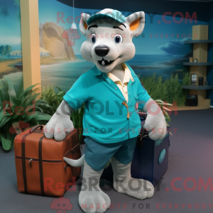 Disfraz de mascota Teal...