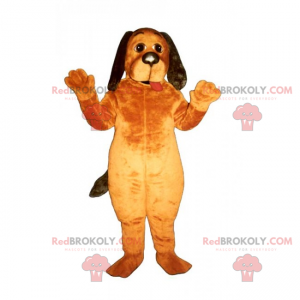 Lang-eared hund maskot - Redbrokoly.com