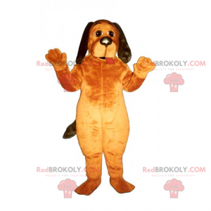 Long-eared dog mascot - Redbrokoly.com