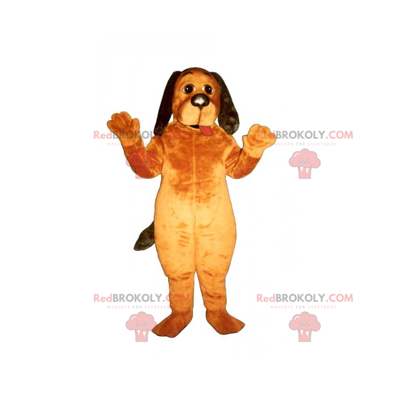 Mascotte de chien aux longues oreilles - Redbrokoly.com