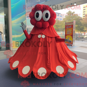 Red Oyster-maskotdraktfigur...