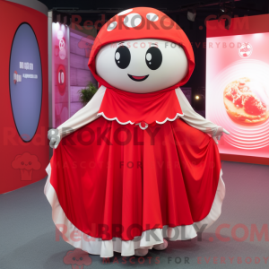 Red Oyster-maskotdraktfigur...
