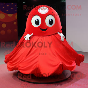 Red Oyster-maskotdraktfigur...