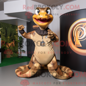 Disfraz de mascota anaconda...