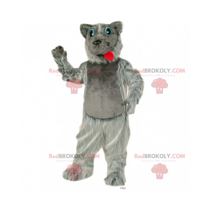 Blauäugiges Hundemaskottchen - Redbrokoly.com