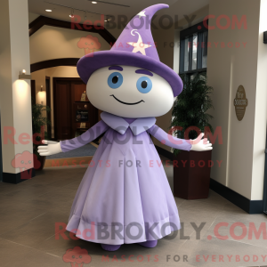 Lavender Ray maskot kostume...