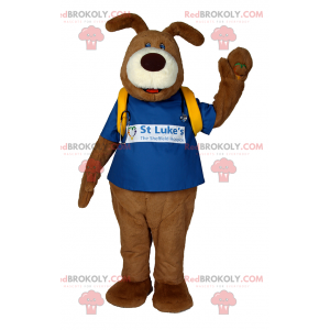 Mascote cão com acessórios de médico - Redbrokoly.com