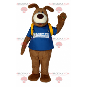 Mascotte de chien avec accessoires de docteur - Redbrokoly.com