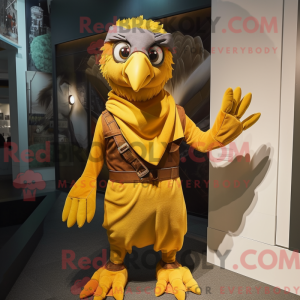 Personaggio mascotte Gold...