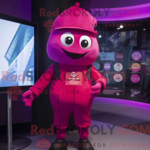 Magenta anheng maskot...