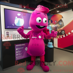 Magenta anheng maskot...