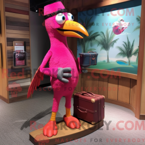 Disfraz de mascota Magenta...