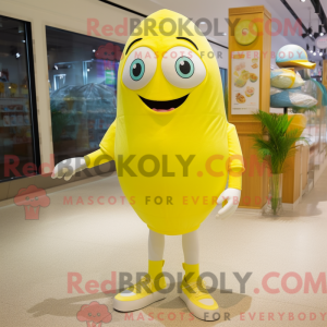 Lemon Yellow Cod maskot...