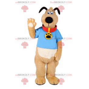 Mascotte cane con t-shirt e medaglia - Redbrokoly.com