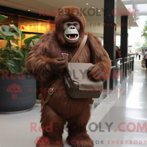 Brown Gorilla mascot...