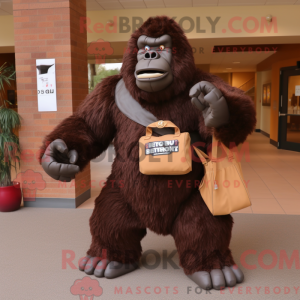 Brown Gorilla mascot...