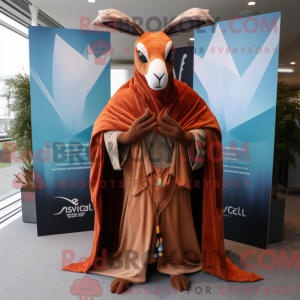 Rust Gazelle maskot kostume...
