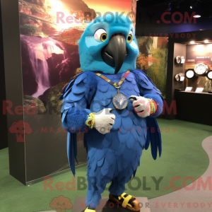 Costume mascotte d ara bleu...