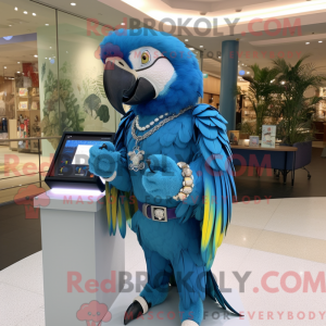 Costume mascotte d ara bleu...