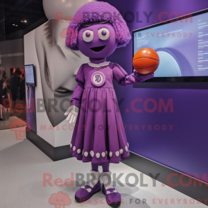 Purple Juggle mascot...