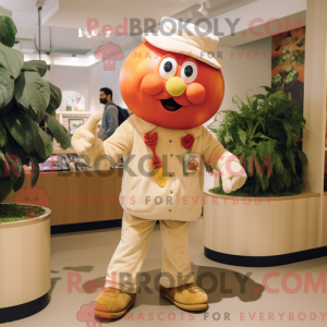Cream Tomato maskot...