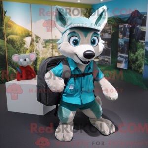 Costume mascotte de Dingo...