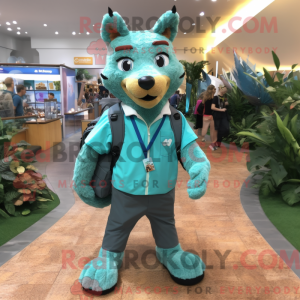Costume mascotte de Dingo...