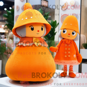 Orange Apricot mascot...