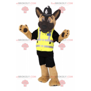 Hundemaskottchen als Polizist verkleidet - Redbrokoly.com