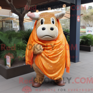 Disfraz de mascota Orange...