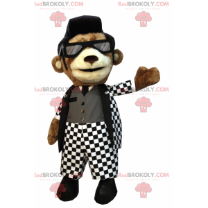 Dog mascot in Rock'n'roll outfit - Redbrokoly.com