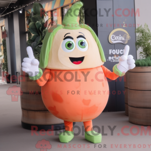 Peach Zucchini mascot...