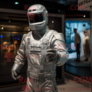 Silver Gi Joe mascot...