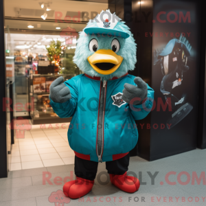 Disfraz de mascota Teal...
