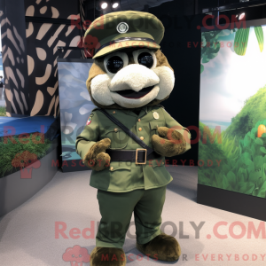 Crèmegroene baret...